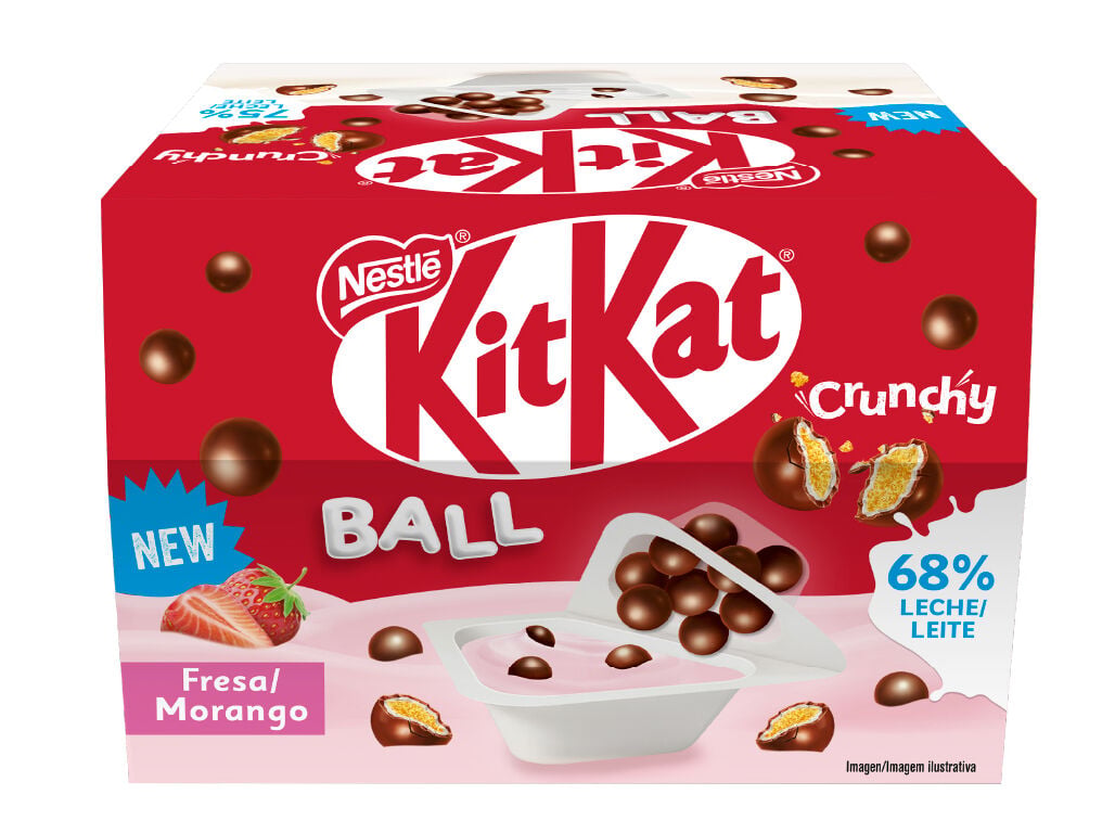 IOGURTE NESTL&Eacute; KIT KAT MORANGO 2X115G image number 0