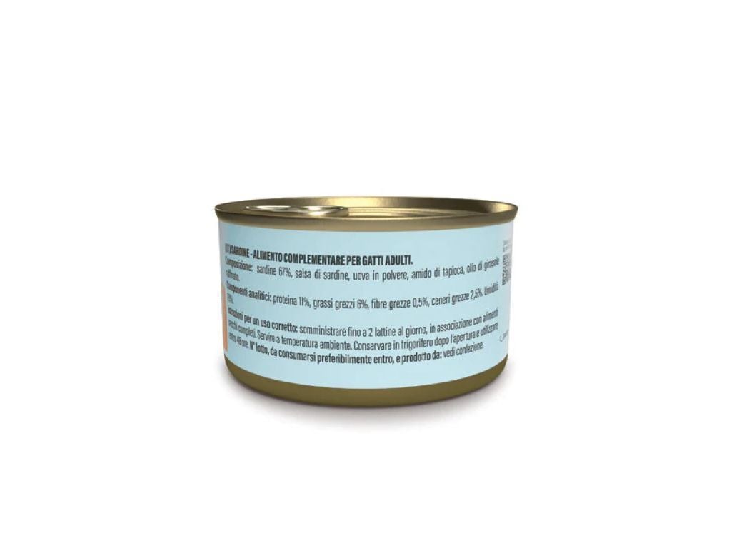 COMIDA H&Uacute;MIDA GATO SCHESIR PAT&Eacute; SARDINHA 70G image number 1