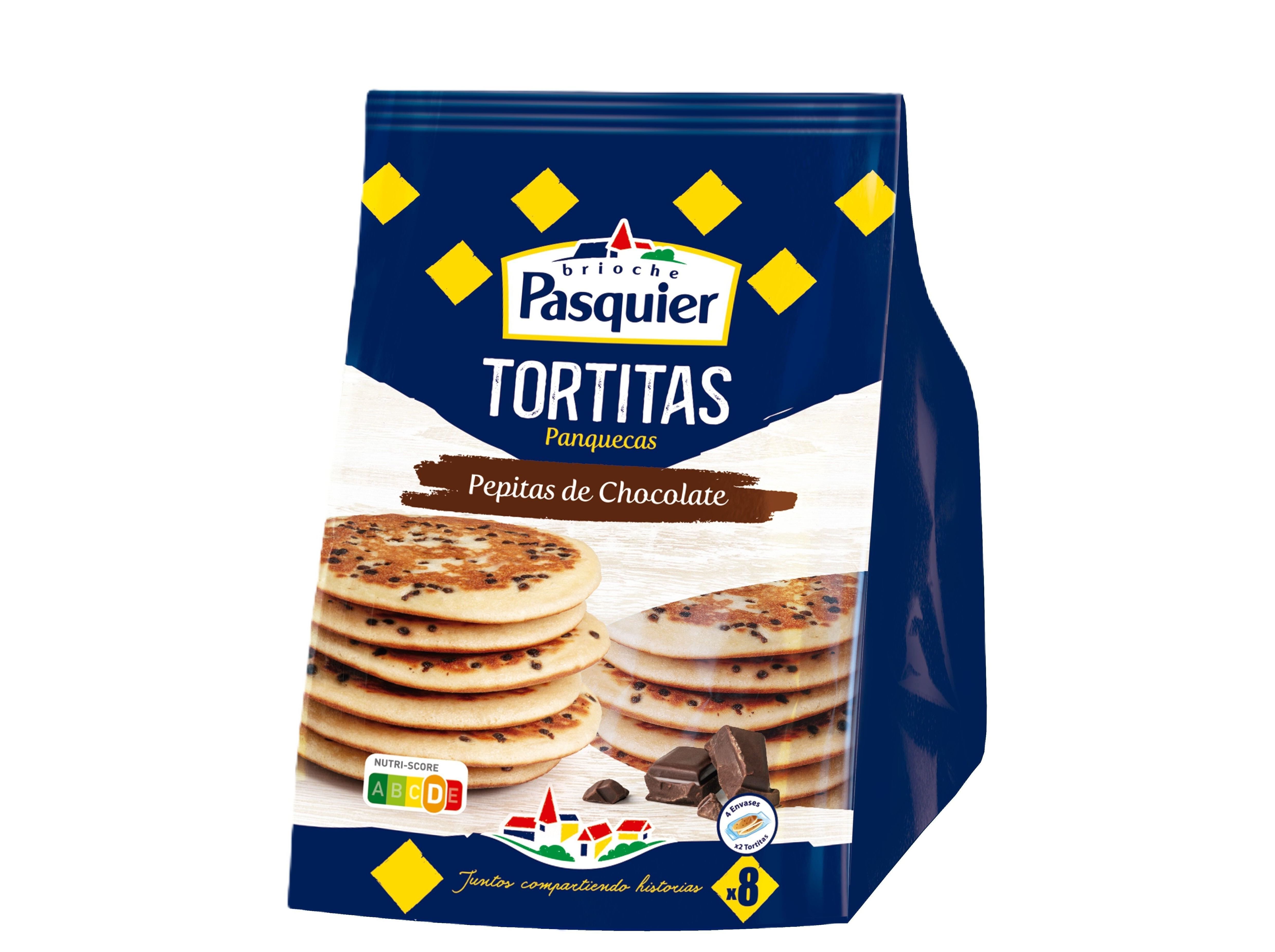 PANQUECAS BRIOCHE PASQUIER PEPITAS CHOCOLATE 280G image number 0