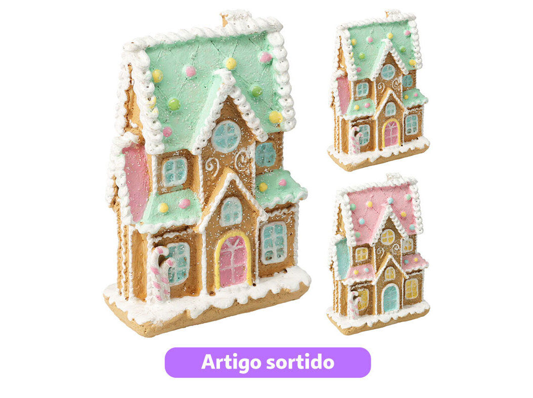 CASA GENGIBRE 9.5X4.5X14CM MODELOS SORTIDOS image number 0