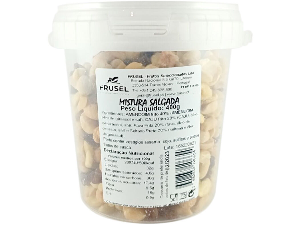 MISTURA SALGADA FRUSEL BALDE 400 G image number 0