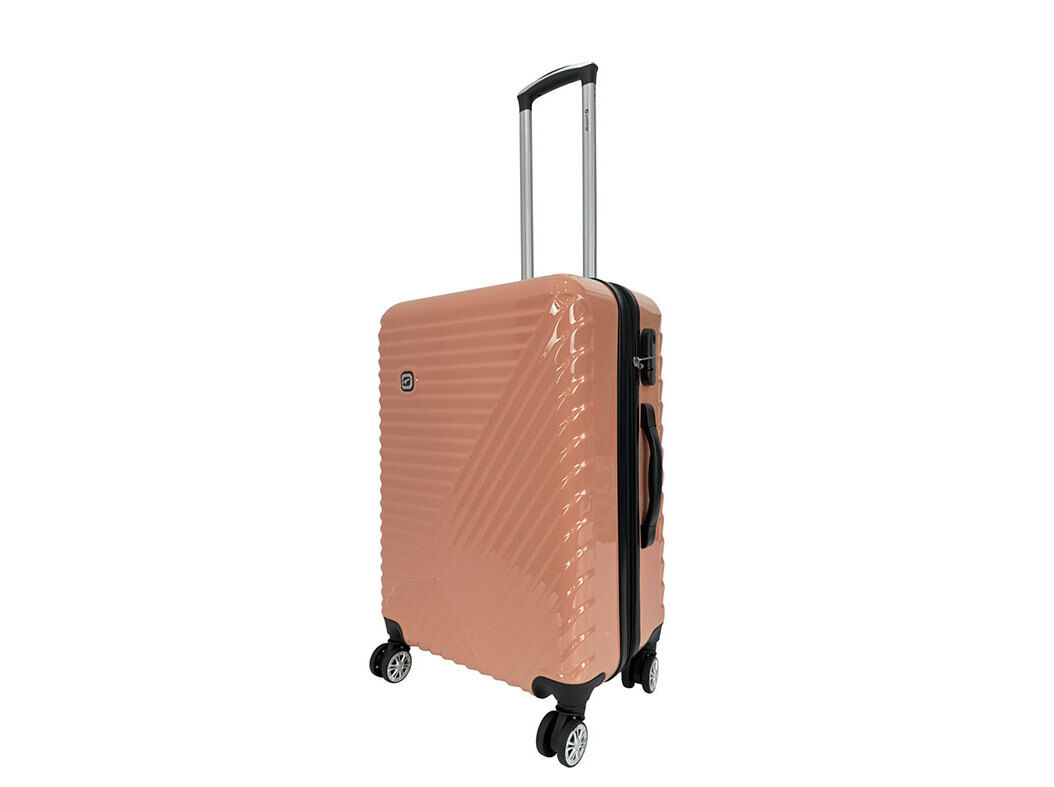 MALA DE VIAGEM M&Eacute;DIA R&Iacute;GIDA AIRPORT CORAL 8 RODAS 64X44X27CM image number 0