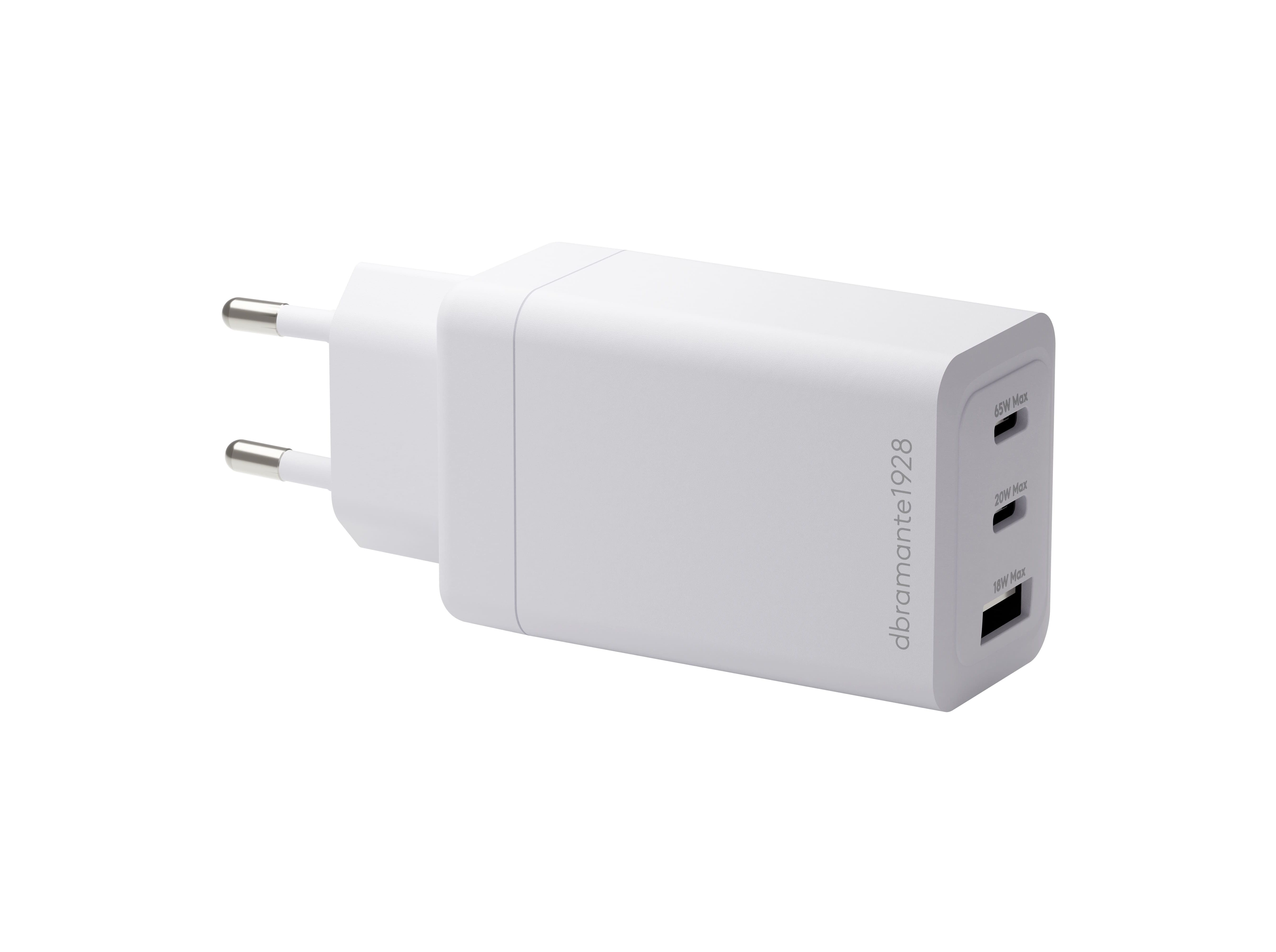 CARGADOR DBRAMANTE EU B 2XUSB-C 65W+1X-A image number 0