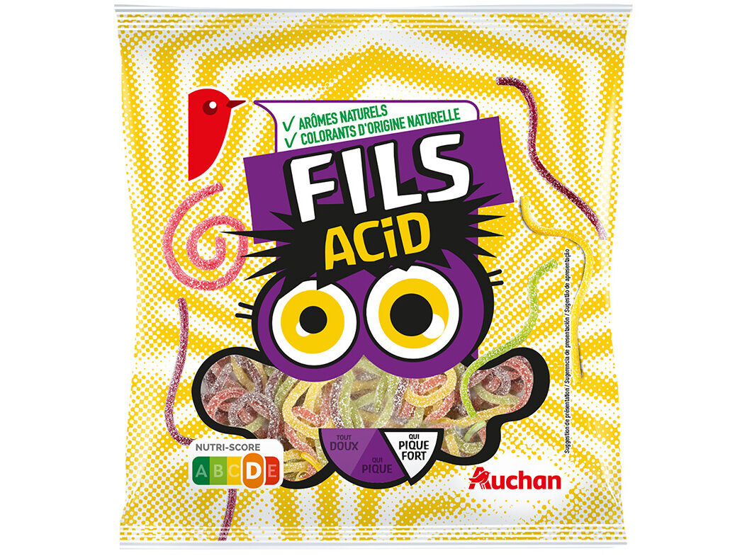 GOMAS AUCHAN FILS ACIDAS 180G image number 0
