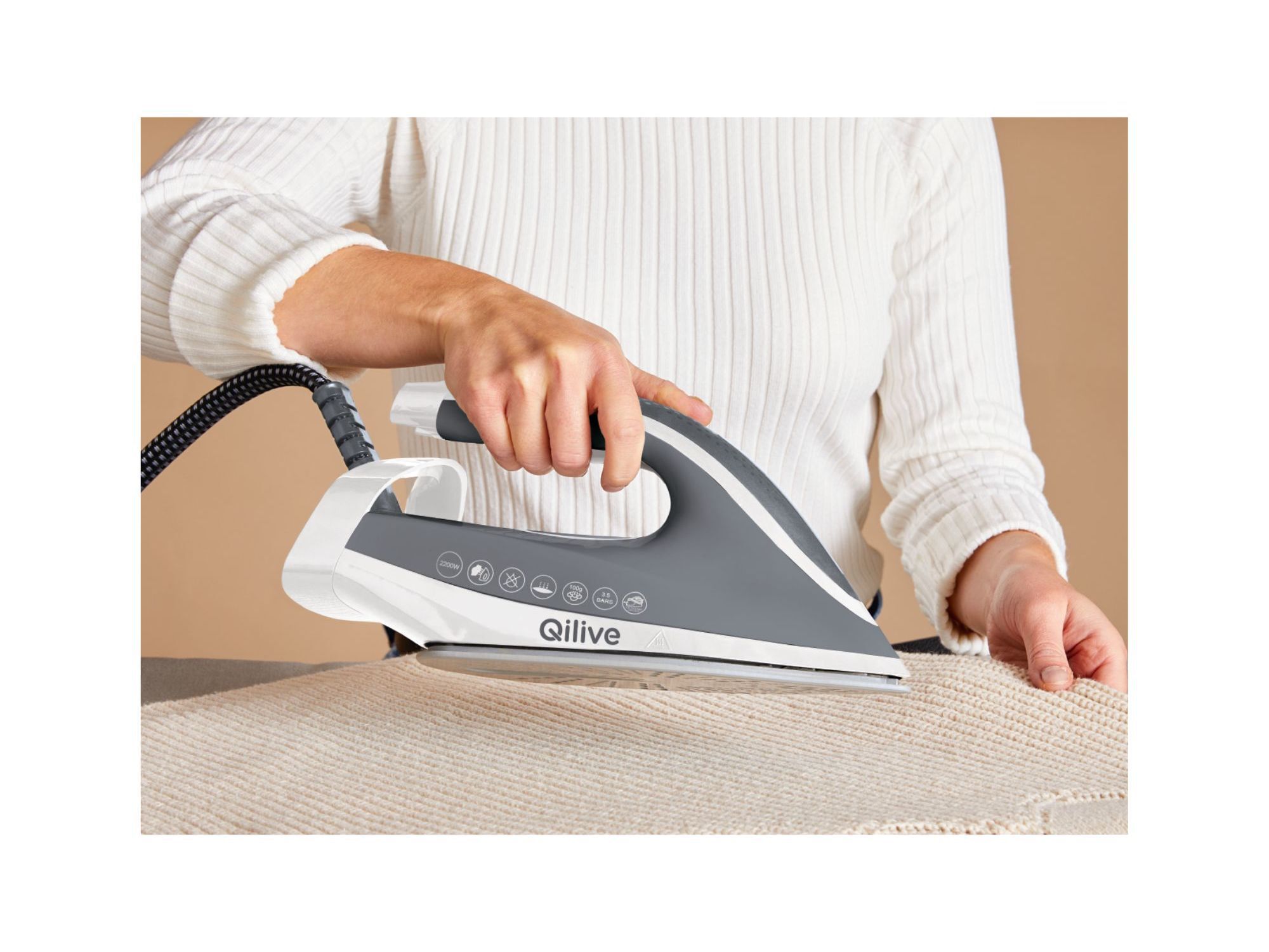 FERRO COM CALDEIRA QILIVE Q.5702 3000W 8BARES image number 3