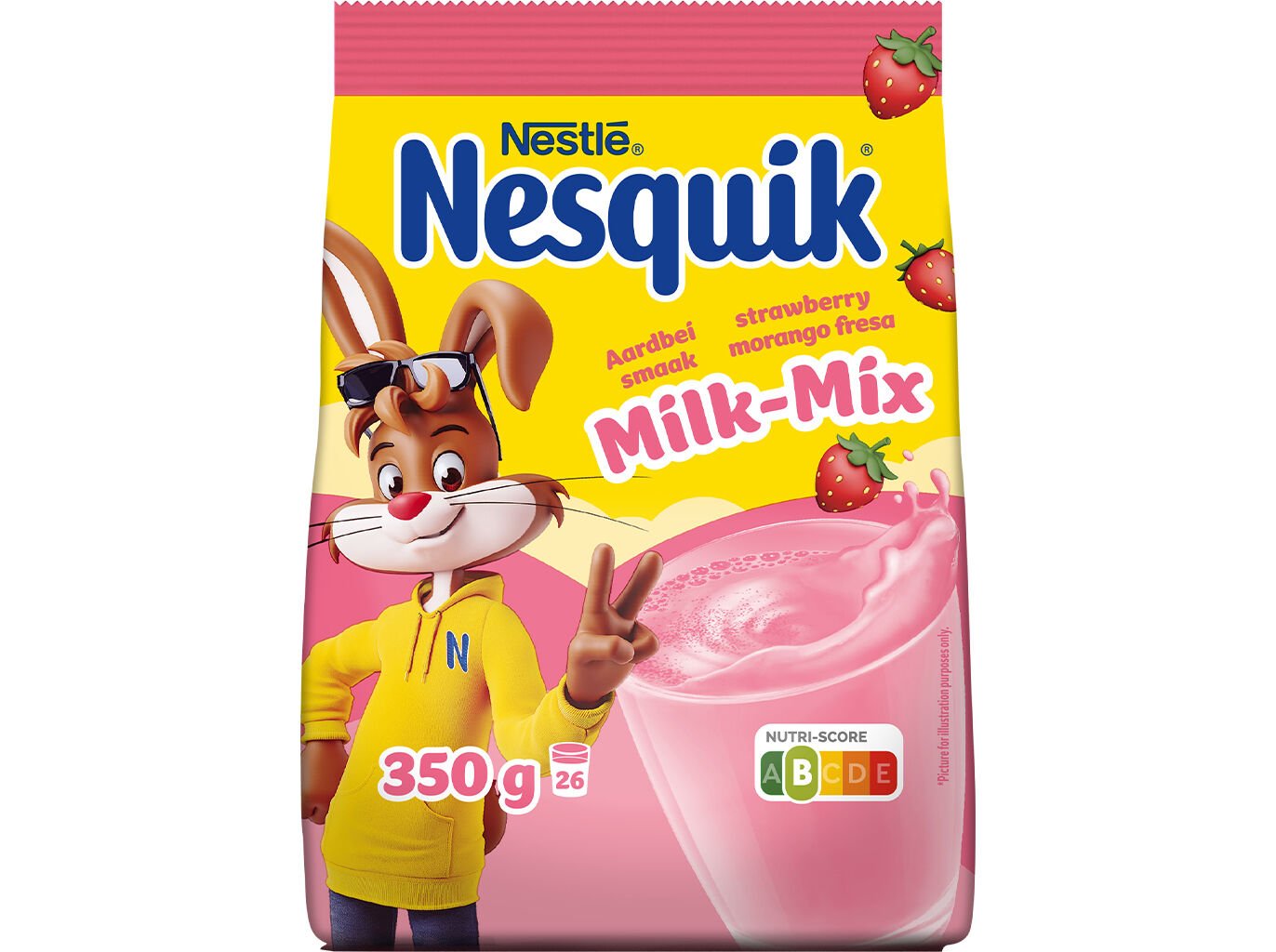 ACHOCOLATADO NESQUIK MORANGO 350G image number 2