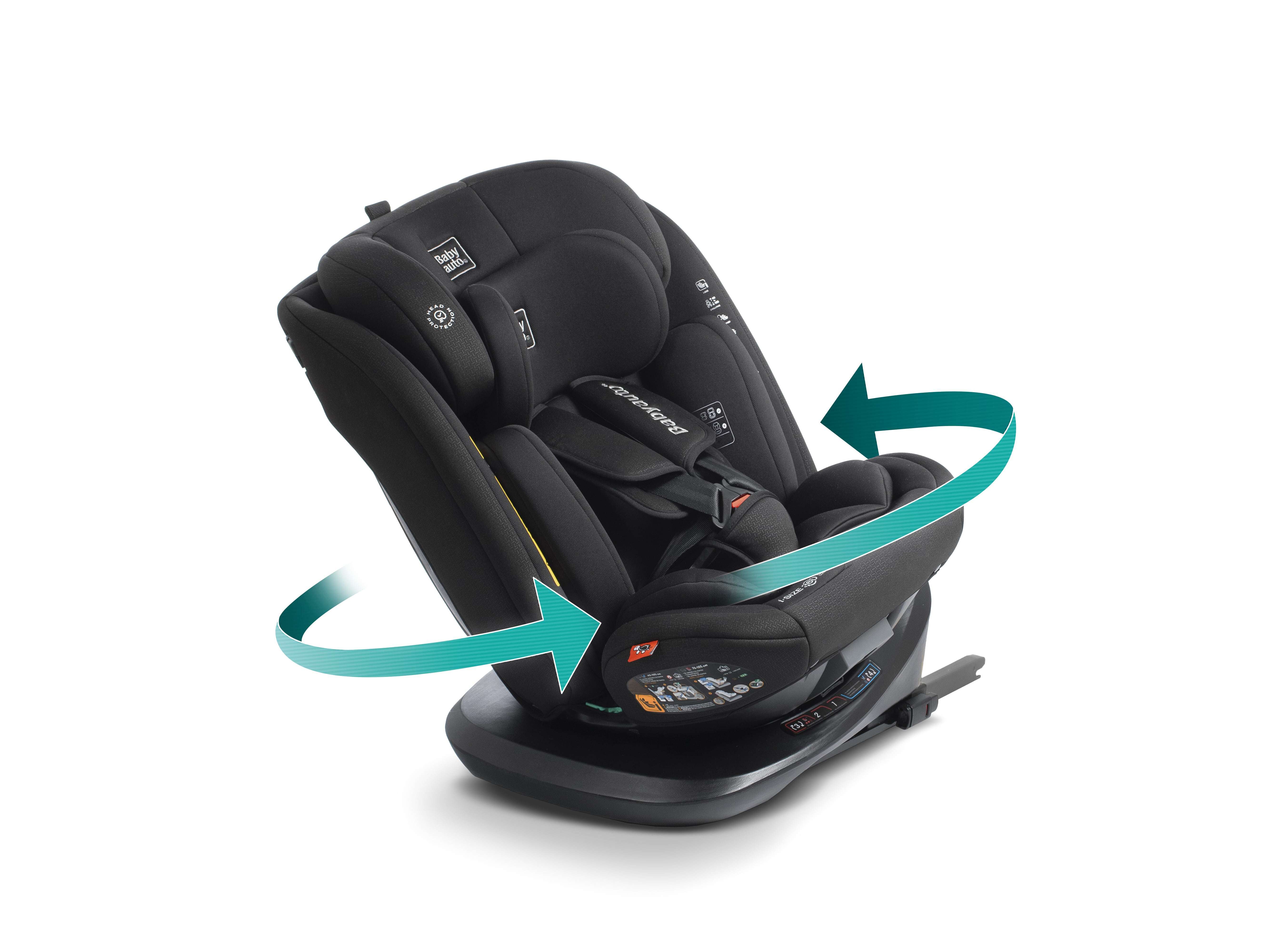 CADEIRA AUTO I-SIZE BABYAUTO 40-150CM ISOFIX GIRAT&Oacute;RIA