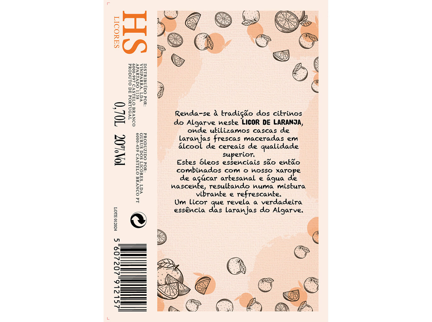 LICOR DE LARANJA HS 0.70L image number 1