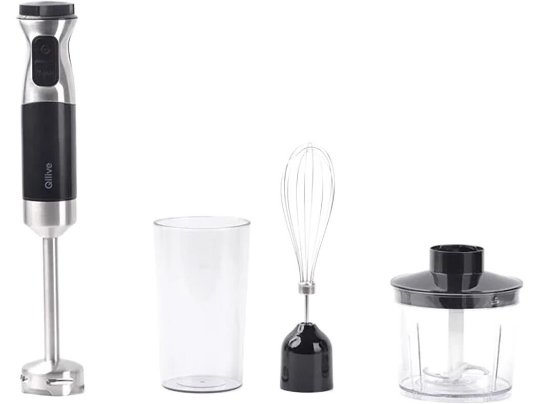 VARINHA M&Aacute;GICA COM ACESS&Oacute;RIOS QILIVE Q.5605 (1000W - PRETO E INOX)