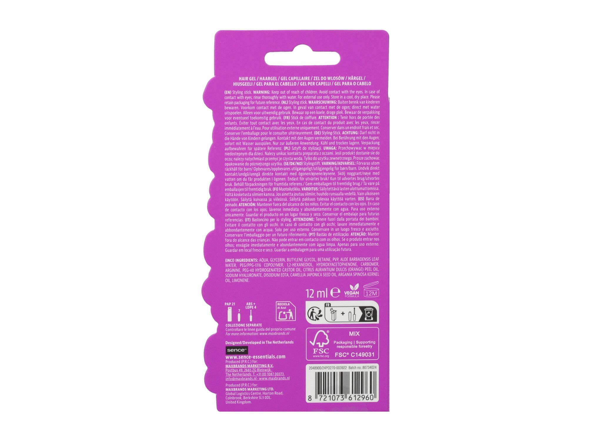 STICK DE PENTEADOS SENCE FESTIVE VALLEY&nbsp;&nbsp; image number 2