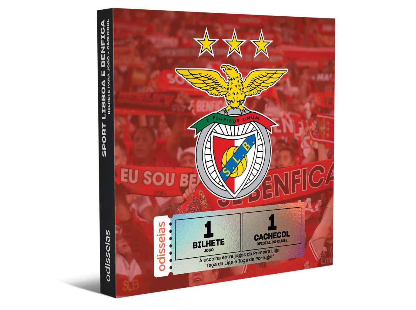 ENTRETENIMENTO ODISSEIAS SLB - 1 BILHETE + 1 CACHECOL