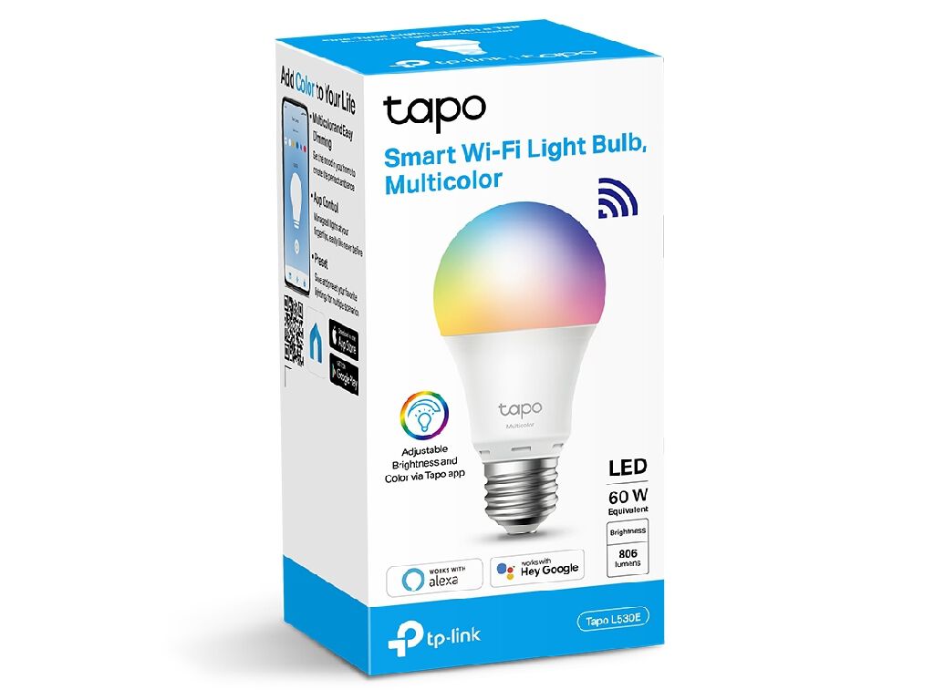 L&Acirc;MPADA SMART TP-LINK TAPO-L530E E27 806LM 8.7W RGB