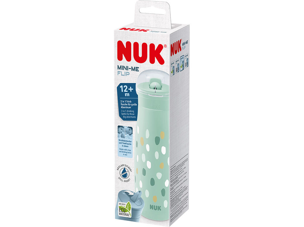 COPO NUK MINI-ME FLIP 12M+ VERDE 450ML