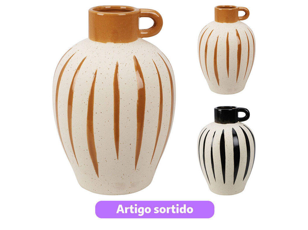 JARRA 25X17.5CM CORES SORTIDAS