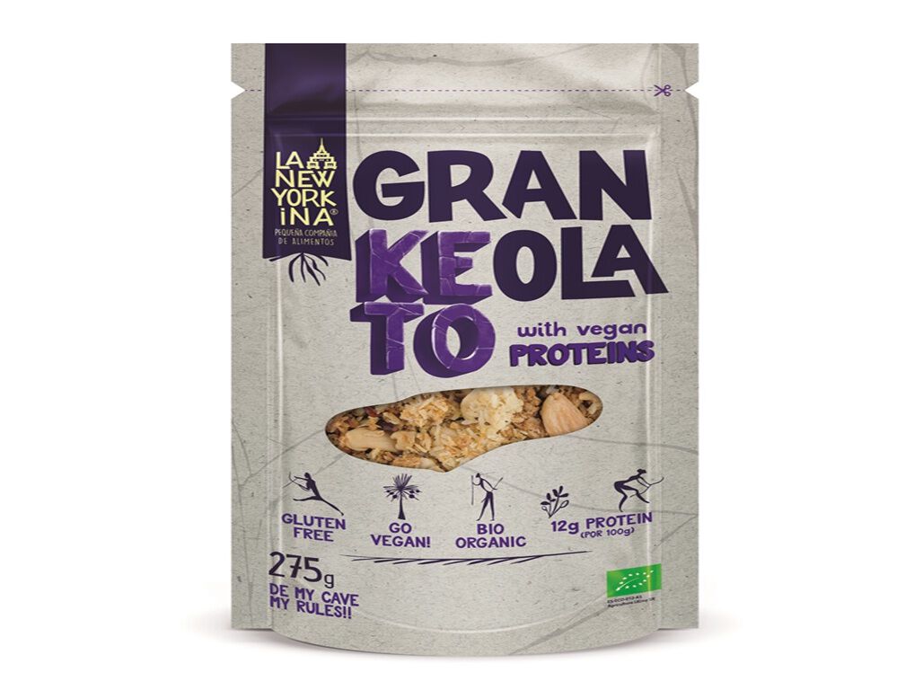 GRANOLA KETO NEWYORKINA GLUTEN FREE BIO 275G