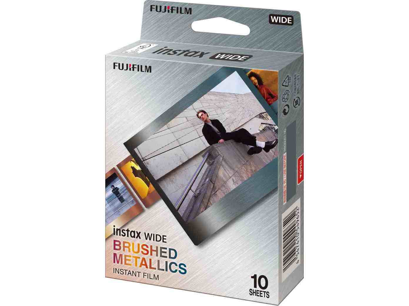 CARGA WIDE FUJIFILM INSTAX WIDE BRUSHED METAL 10PK