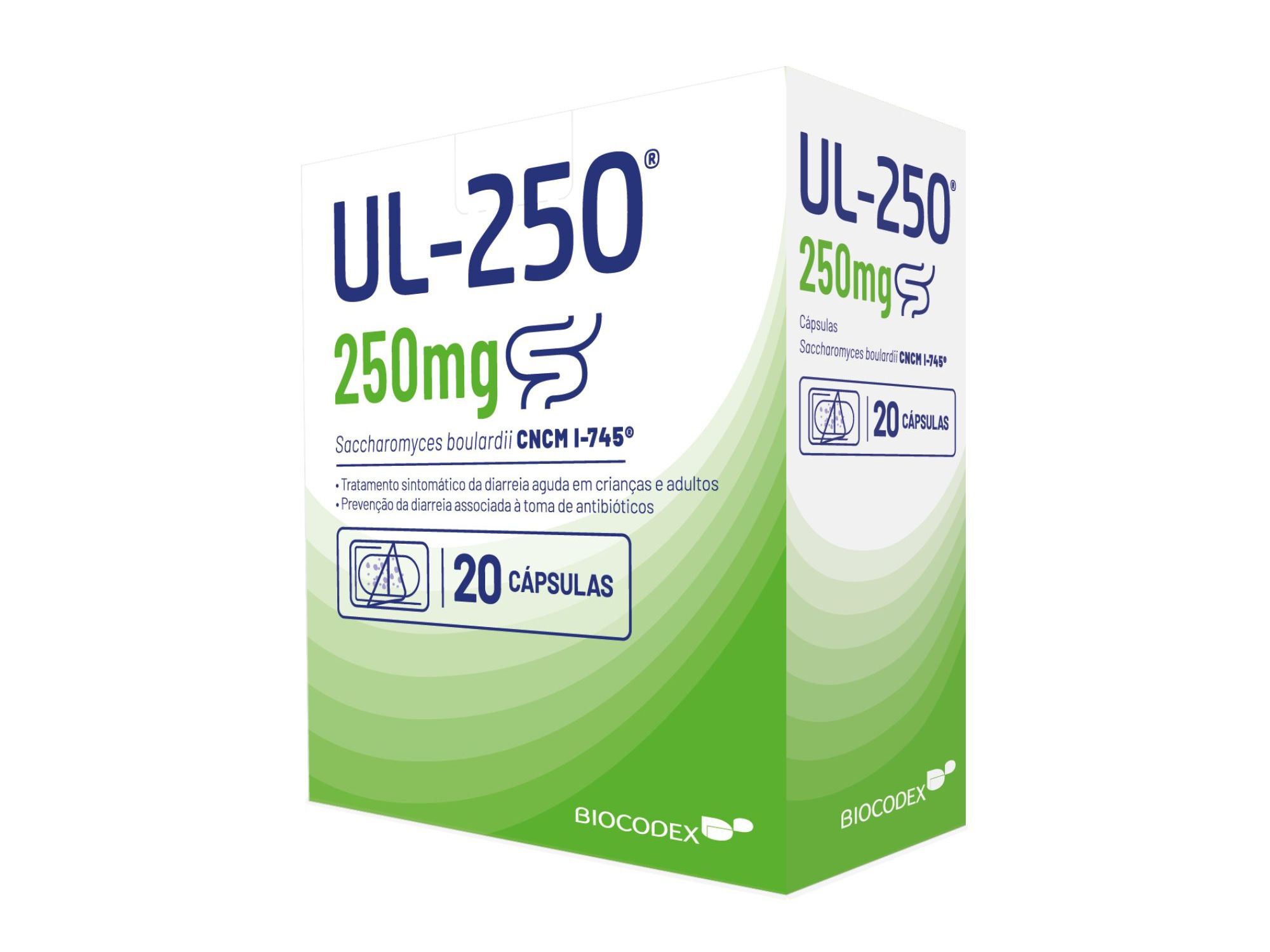 C&Aacute;PSULAS ULTRA LEVURE 250MG 20UN image number 1