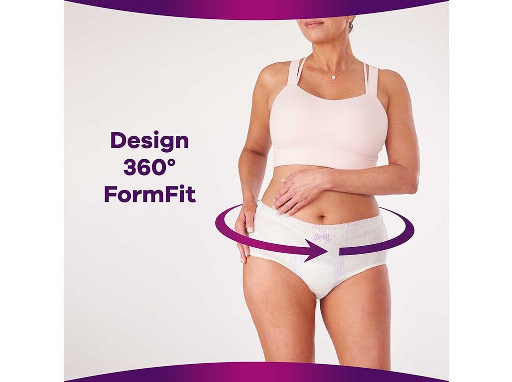 CUECAS INCONTIN&Ecirc;NCIA CINTURA BAIXA NORMAL TAMANHO GRANDE AUSONIA DISCREET 7 UN image number 3