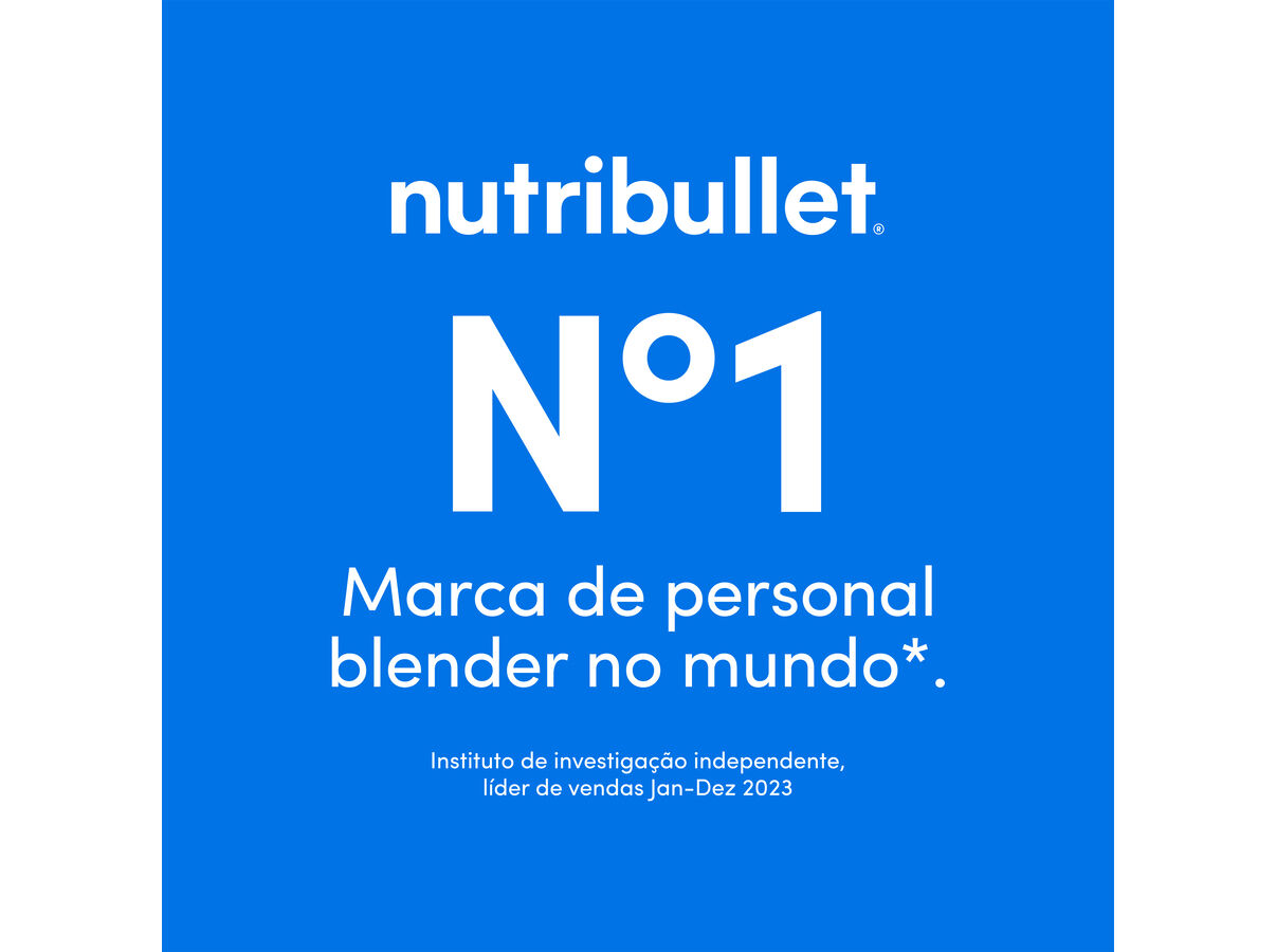 LIQUIDIFICADORA NUTRIBULLET PORTABLE NBP003W BRANCO 475ML image number 8