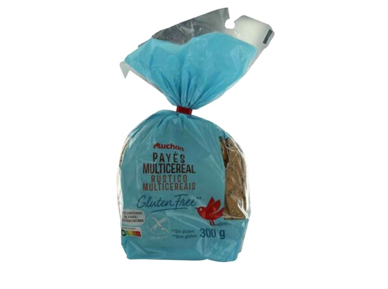 P&Atilde;O AUCHAN R&Uacute;STICO MULTICEREAIS SEM GL&Uacute;TEN 300G image number 0