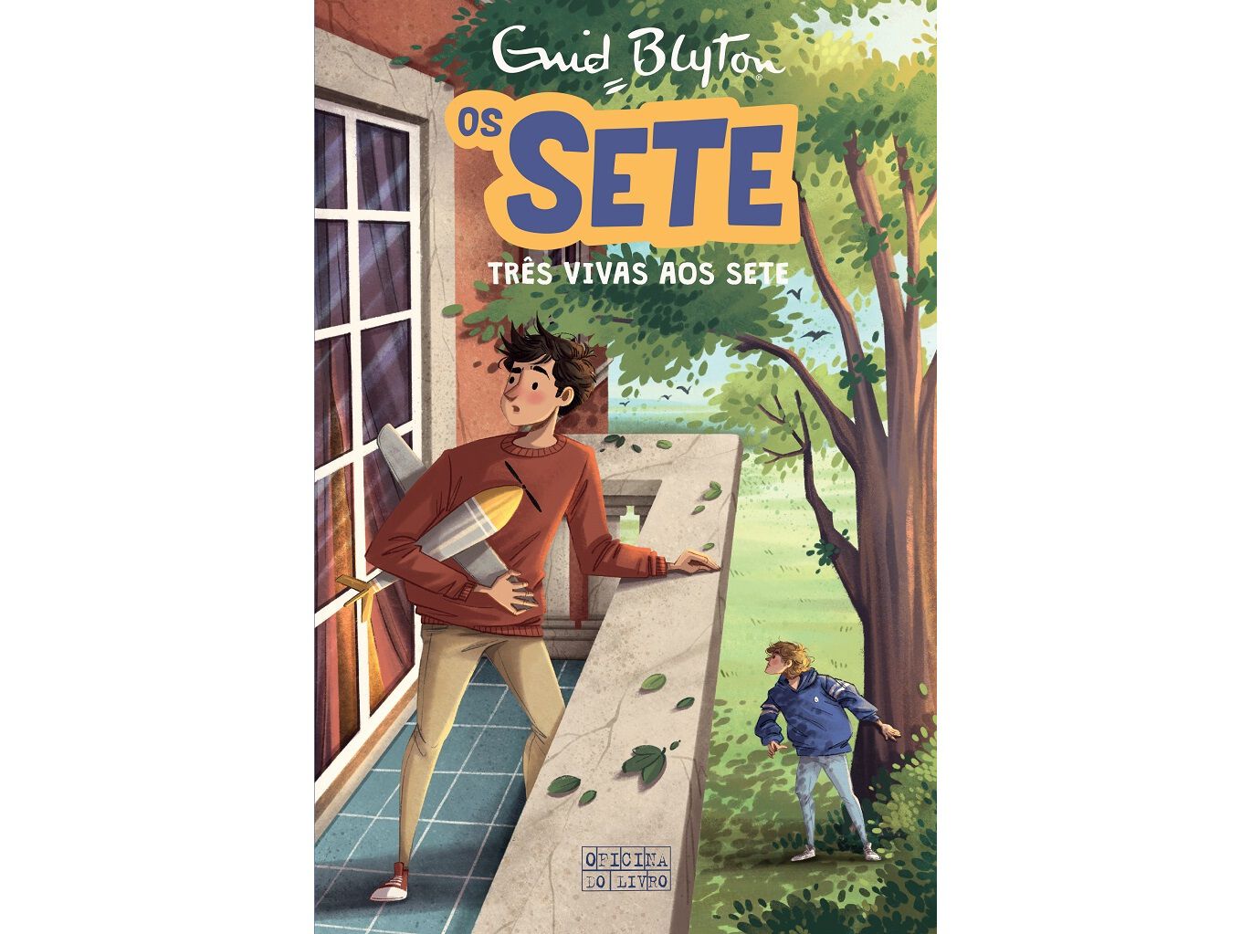 LIVRO OS SETE 8: TR&Ecirc;S VIVAS AOS 7 DE ENID BLYTON