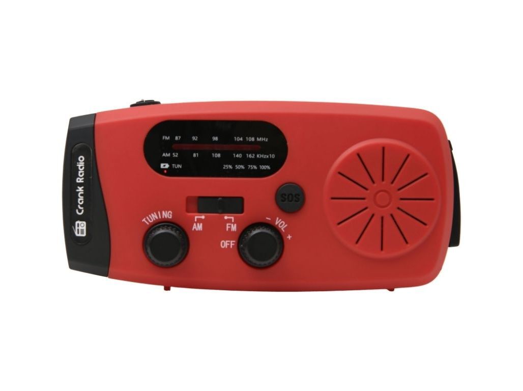 R&Aacute;DIO SOLAR DE EMERG&Ecirc;NCIA 4000MAH COM LANTERNA LED E SOS image number 1