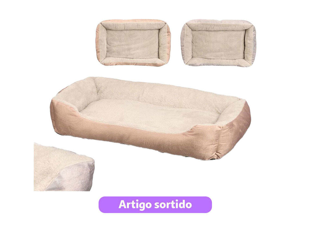 CAMA PARA ANIMAIS MASCOW NUDE 75X50CM CORES SORTIDAS