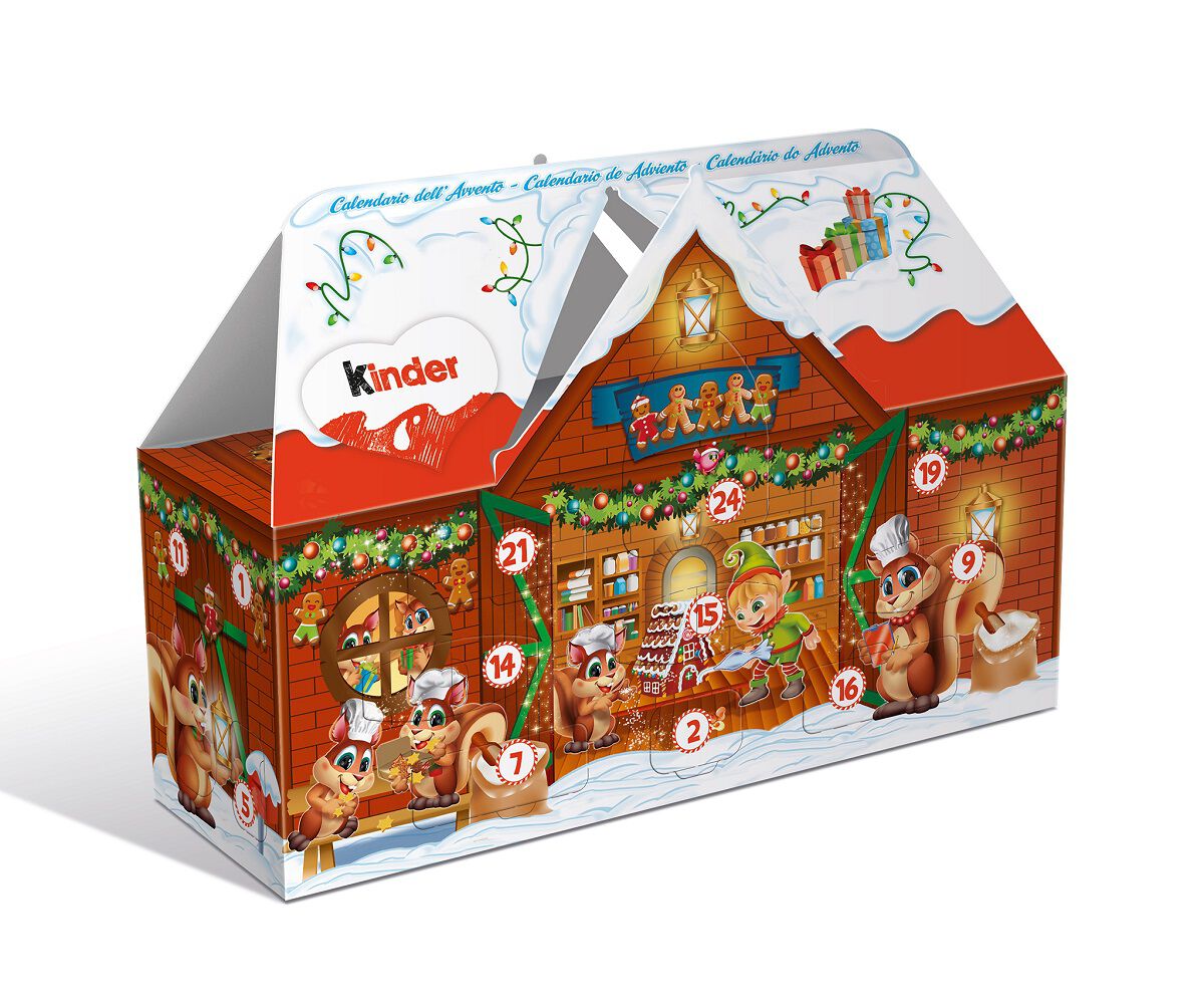 CALEND&Aacute;RIO ADVENTO KINDER 3D 234G