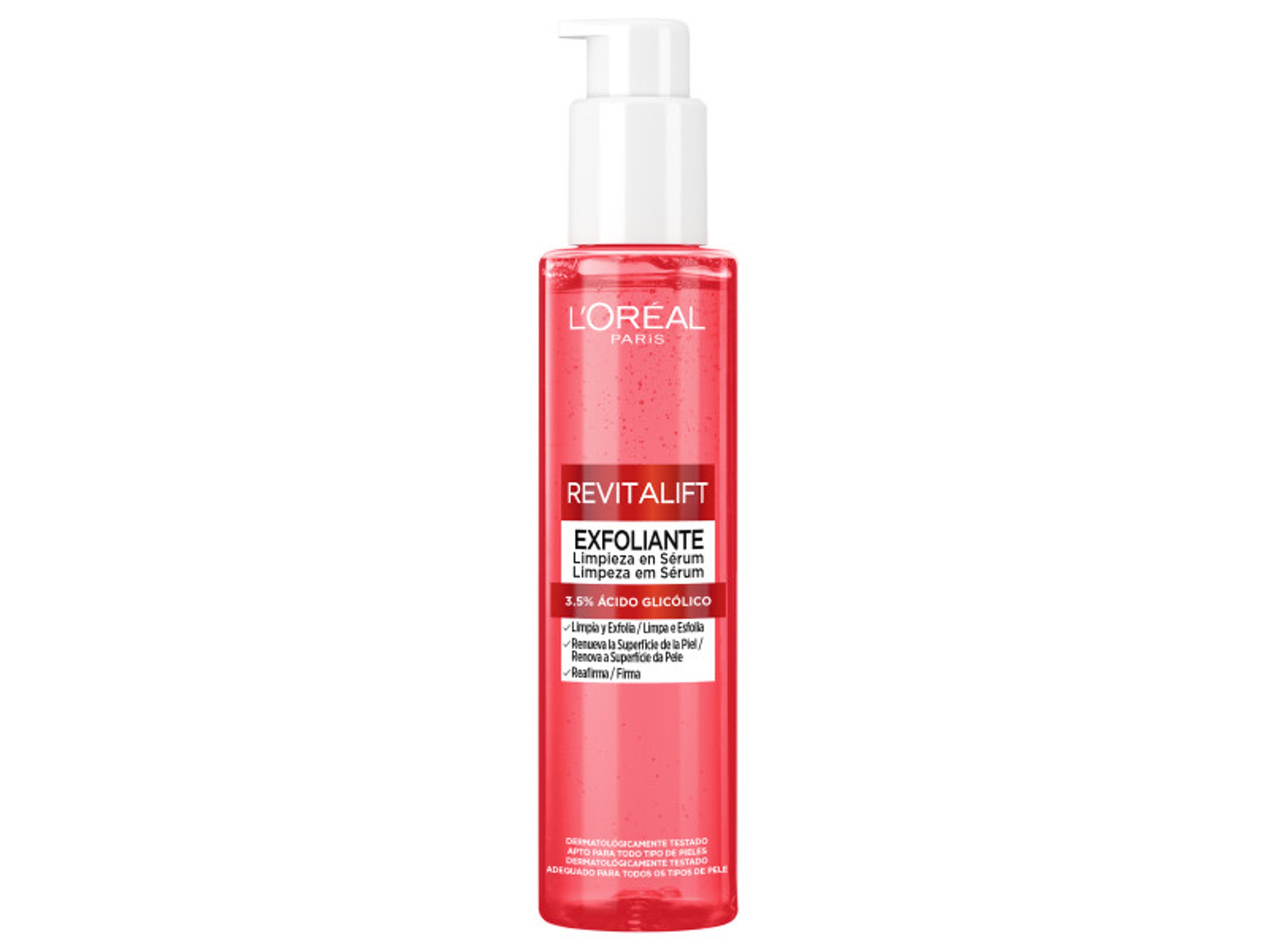 S&Eacute;RUM LIMPEZA ROSTO L'OR&Eacute;AL REVITALIFT EXFOLIANTE 150ML image number 1