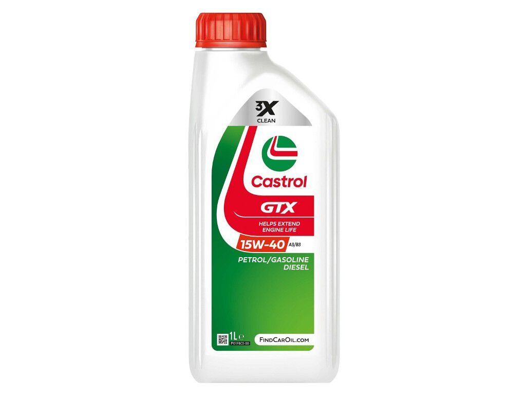 &Oacute;LEO DE MOTOR CASTROL GTX 15W40 A3-B3 1L image number 0