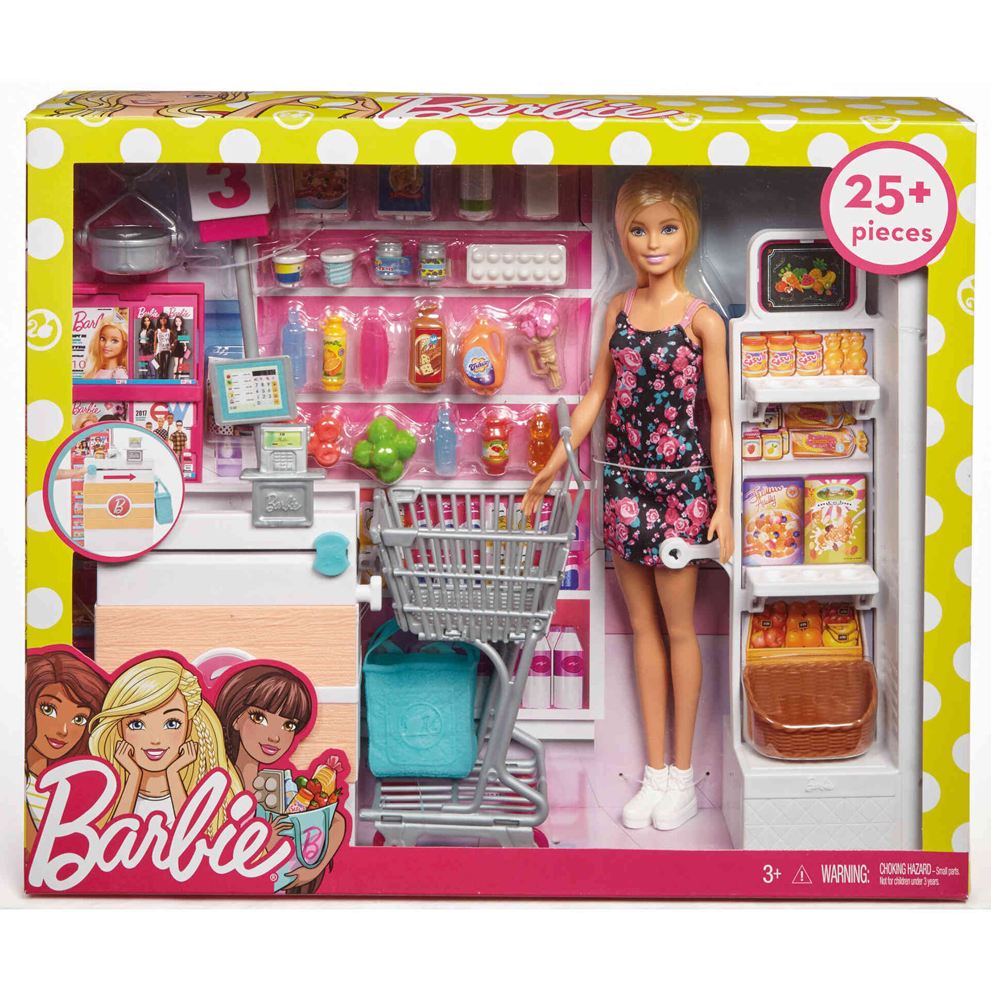 SUPERMERCADO BARBIE COM BONECA image number 1