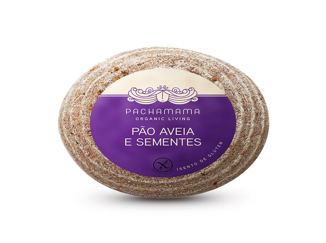 P&Atilde;O PACHAMAMA SEM GL&Uacute;TEN AVEIA E SEMENTES BIO 300G