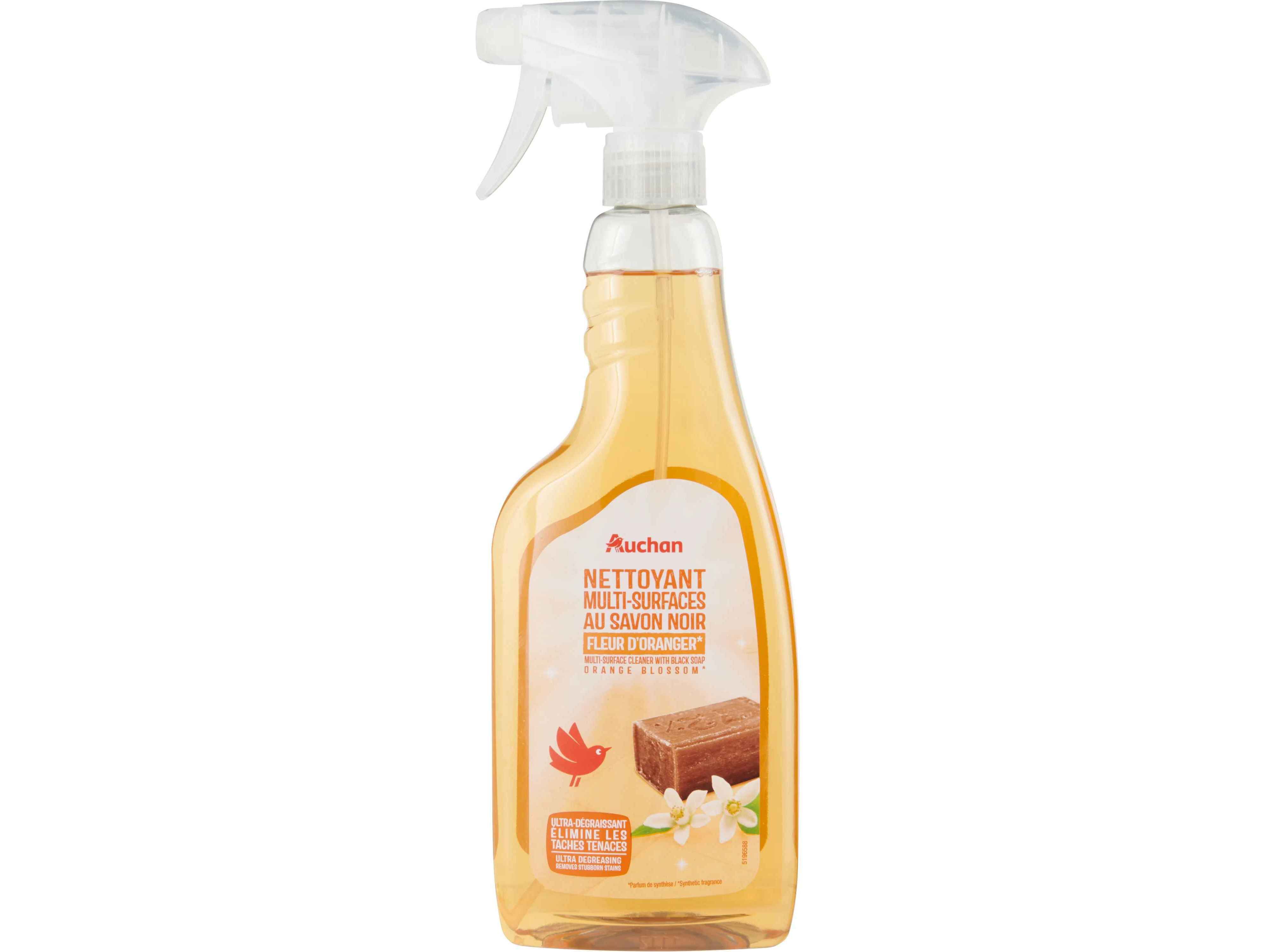 SPRAY MULTISSUPERF&Iacute;CIES AUCHAN SAB&Atilde;O PRETO 750ML image number 0