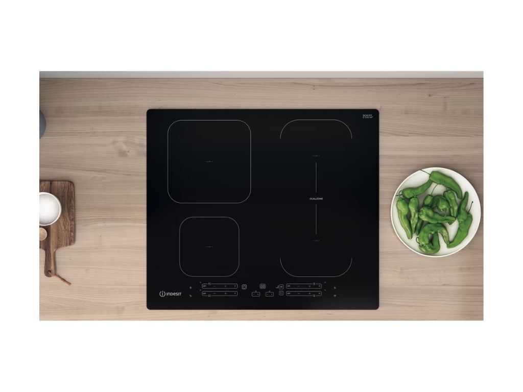 PLACA DE INDU&Ccedil;&Atilde;O INDESIT IB 65B60 NE 4 QUEIMADORES 59CM PRETO image number 4