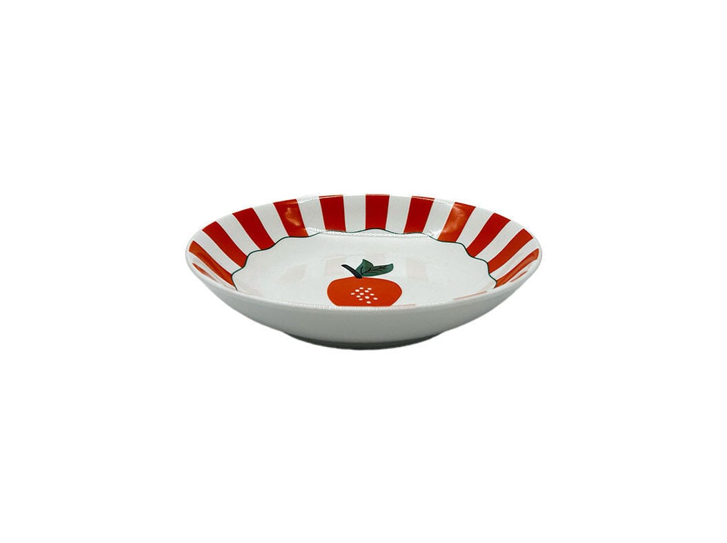 PRATO SOPA ACTUEL PORCELANA LARANJA 20CM