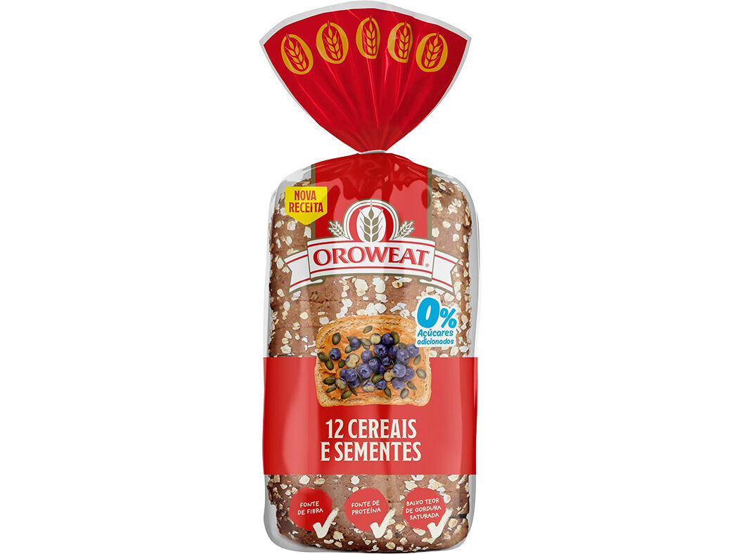 P&Atilde;O OROWEAT BIMBO 12 CEREAIS SEMENTES 550G