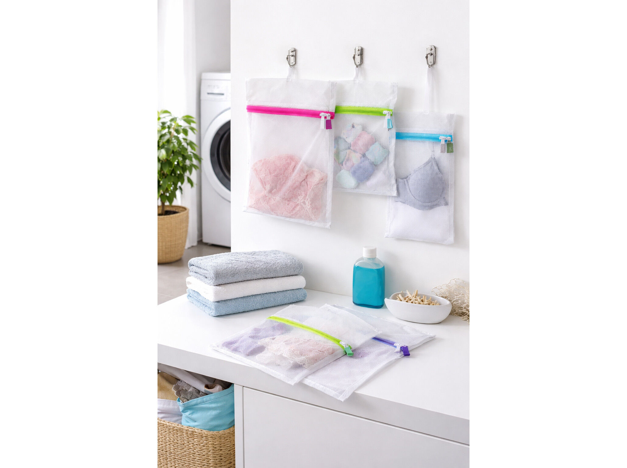 CONJUNTO DE 4 SACOS PARA LAVAGEM image number 1