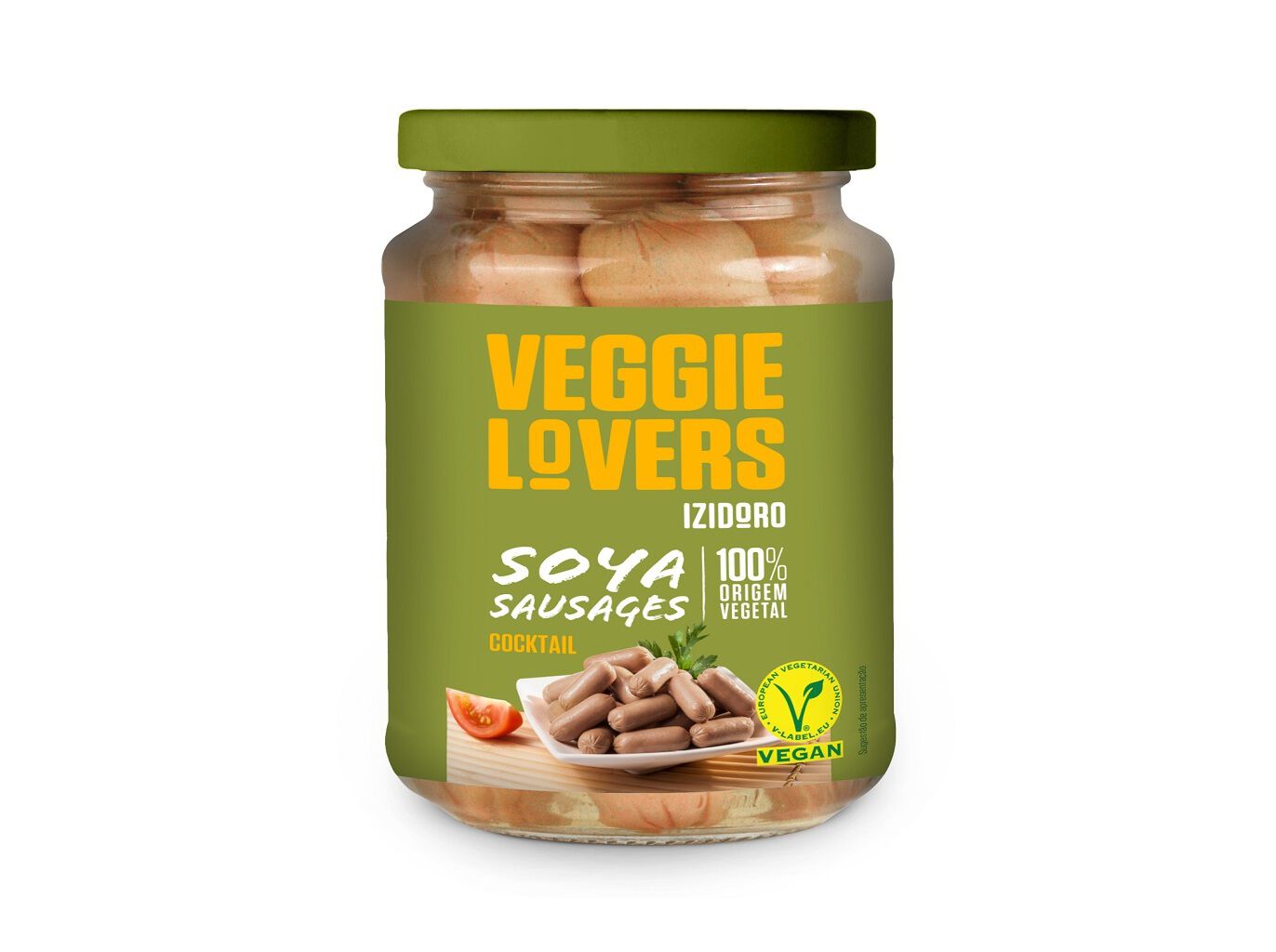 SALSICHAS SOJA COCKTAIL IZIDORO FRASCO 320(180)G