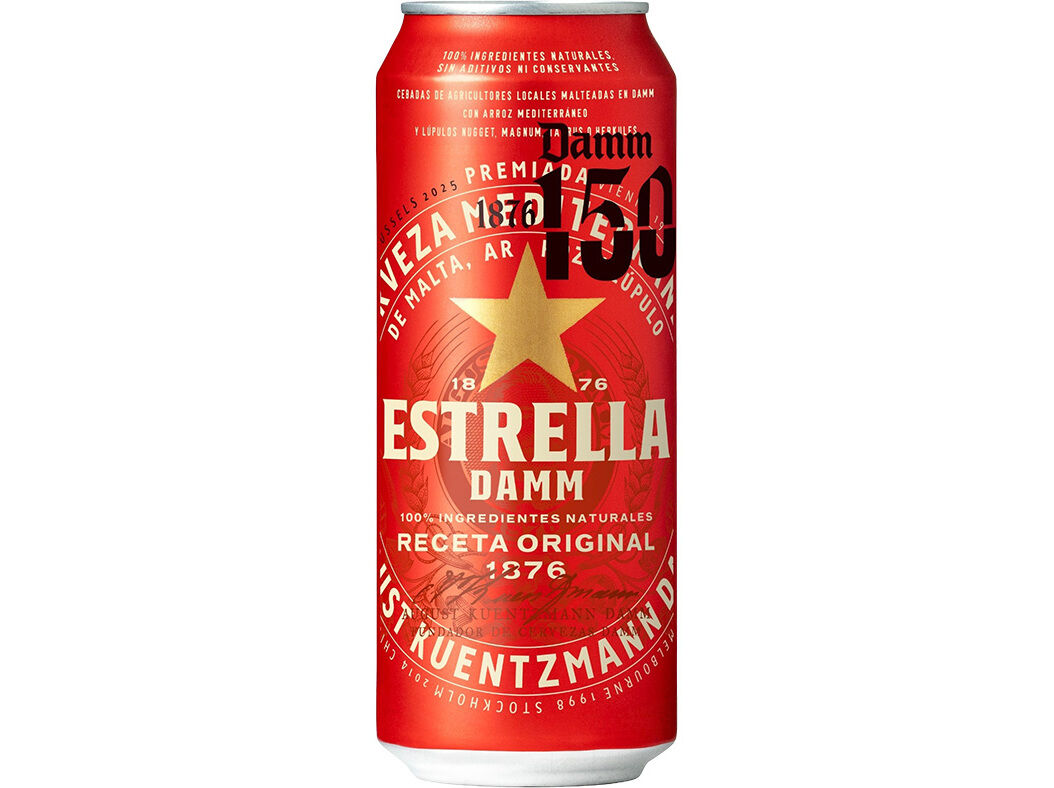 CERVEJA ESTRELLA DAMM LATA 0.5 L - (SDR)