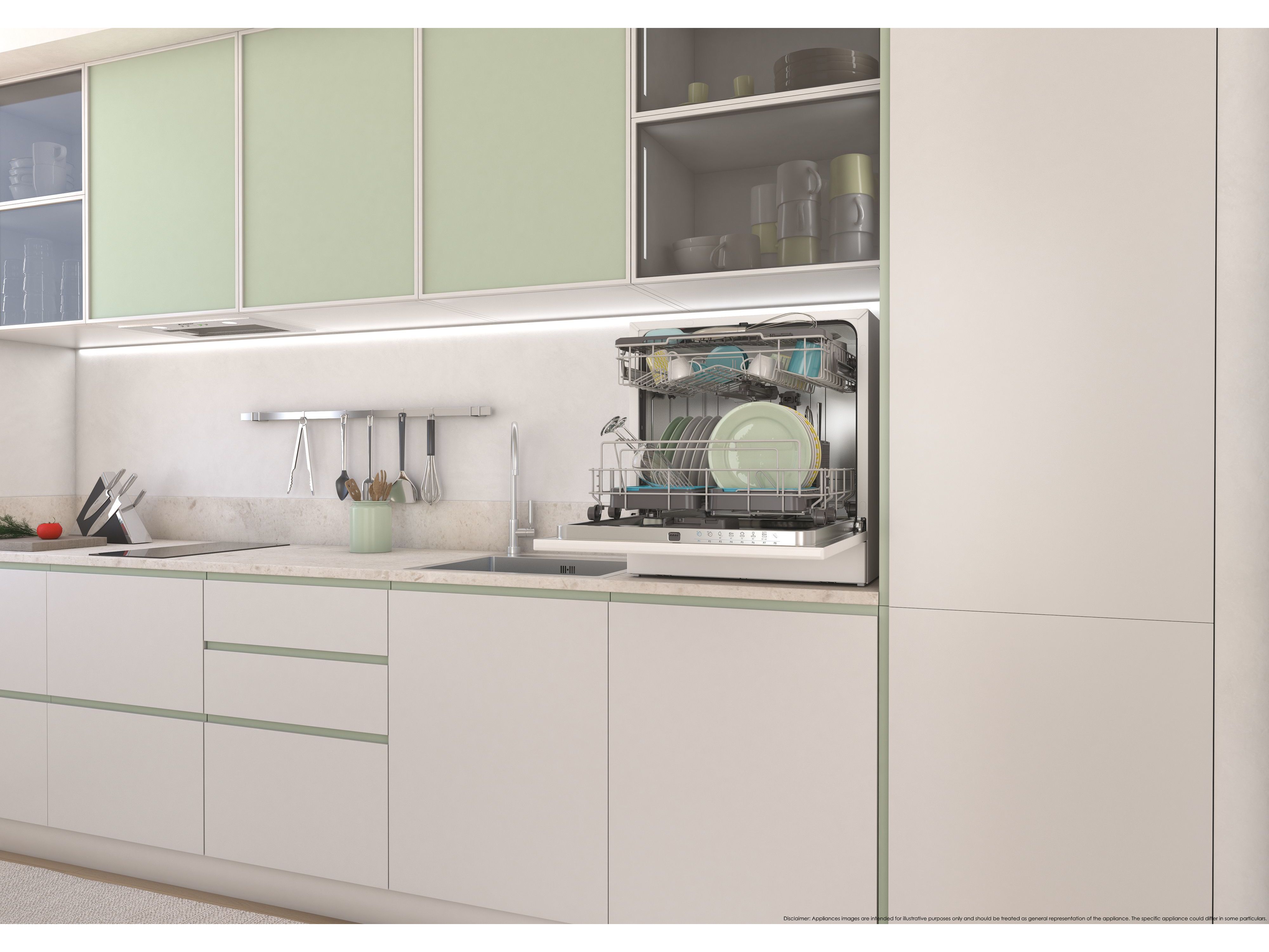 MAQUINA LAVAR LOI&Ccedil;A COMPACTA CANDY CP 8F9FFW BRANCO F 8CONJUNTOS WI-FI image number 8