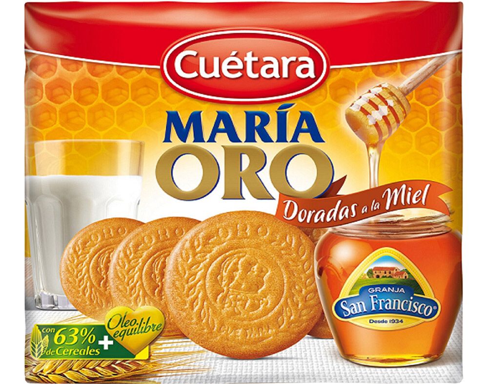 BOLACHA CU&Eacute;TARA MARIA ORO COM MEL 600G image number 0