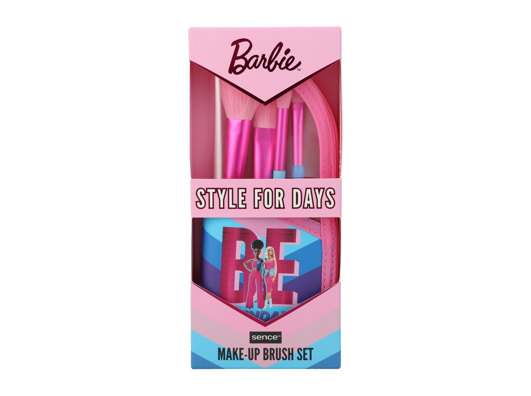 CONJUNTO PINCEIS BARBIE MAKE UP PINK DREAMS
