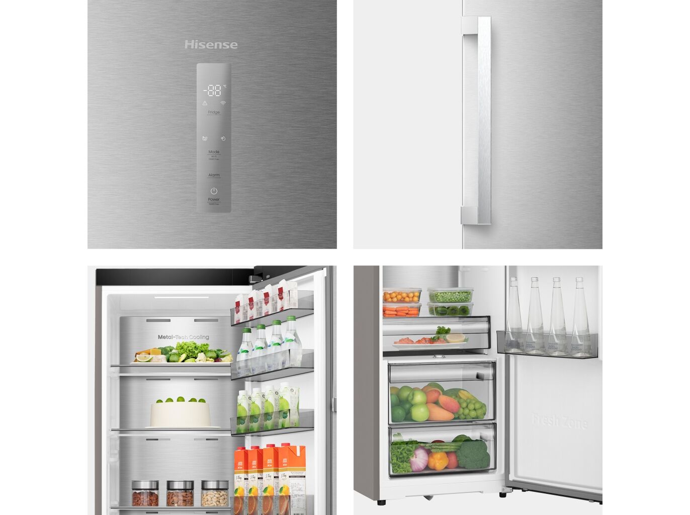 FRIGOR&Iacute;FICO KITCHEN FIT HISENSE RL3K370SAIE1 1 PORTA E 372L image number 6