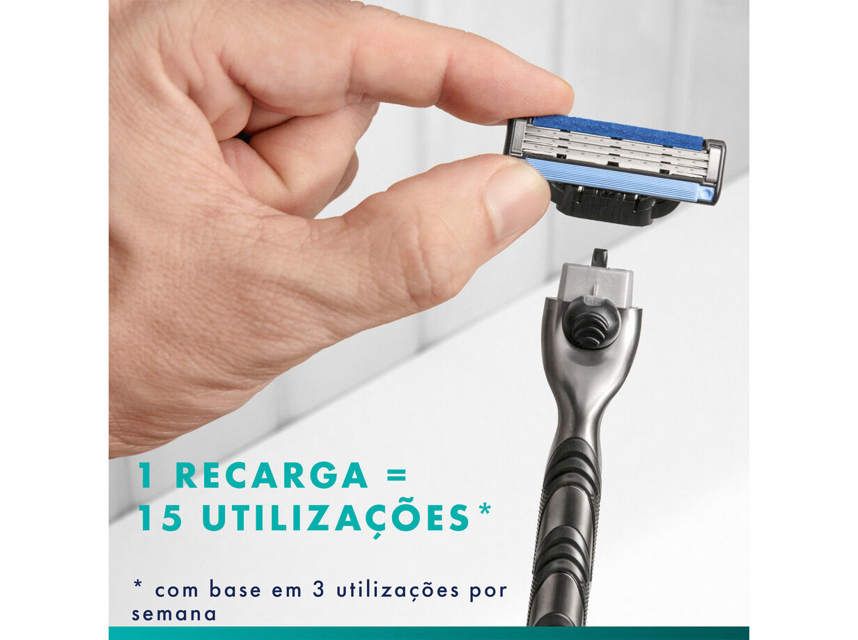 M&Aacute;QUINA DE BARBEAR GILLETTE MACH3 CABO+1 RECARGA image number 6