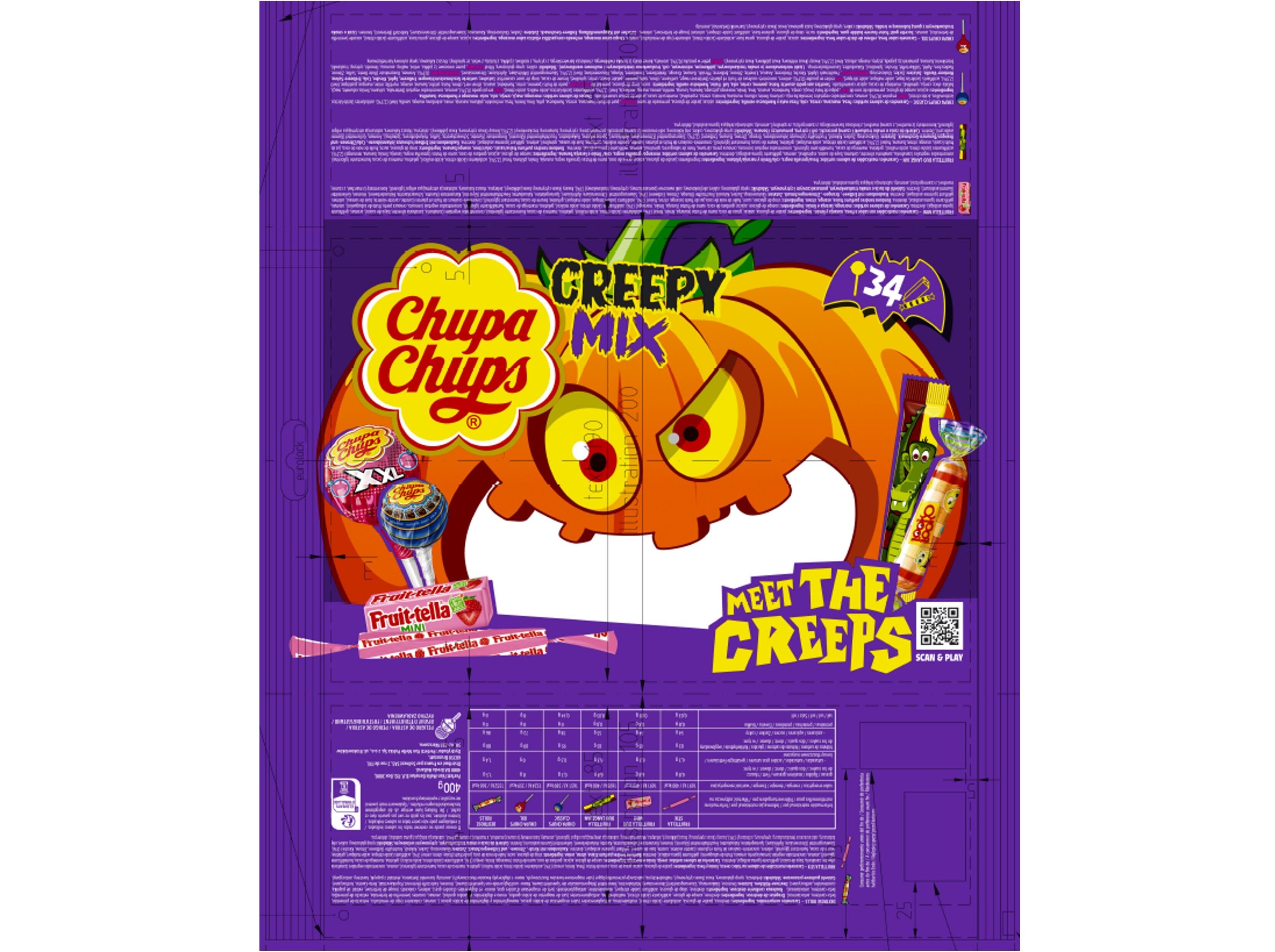 CARAMELOS CHUPA CHUPS PARTY MIX 400G image number 2