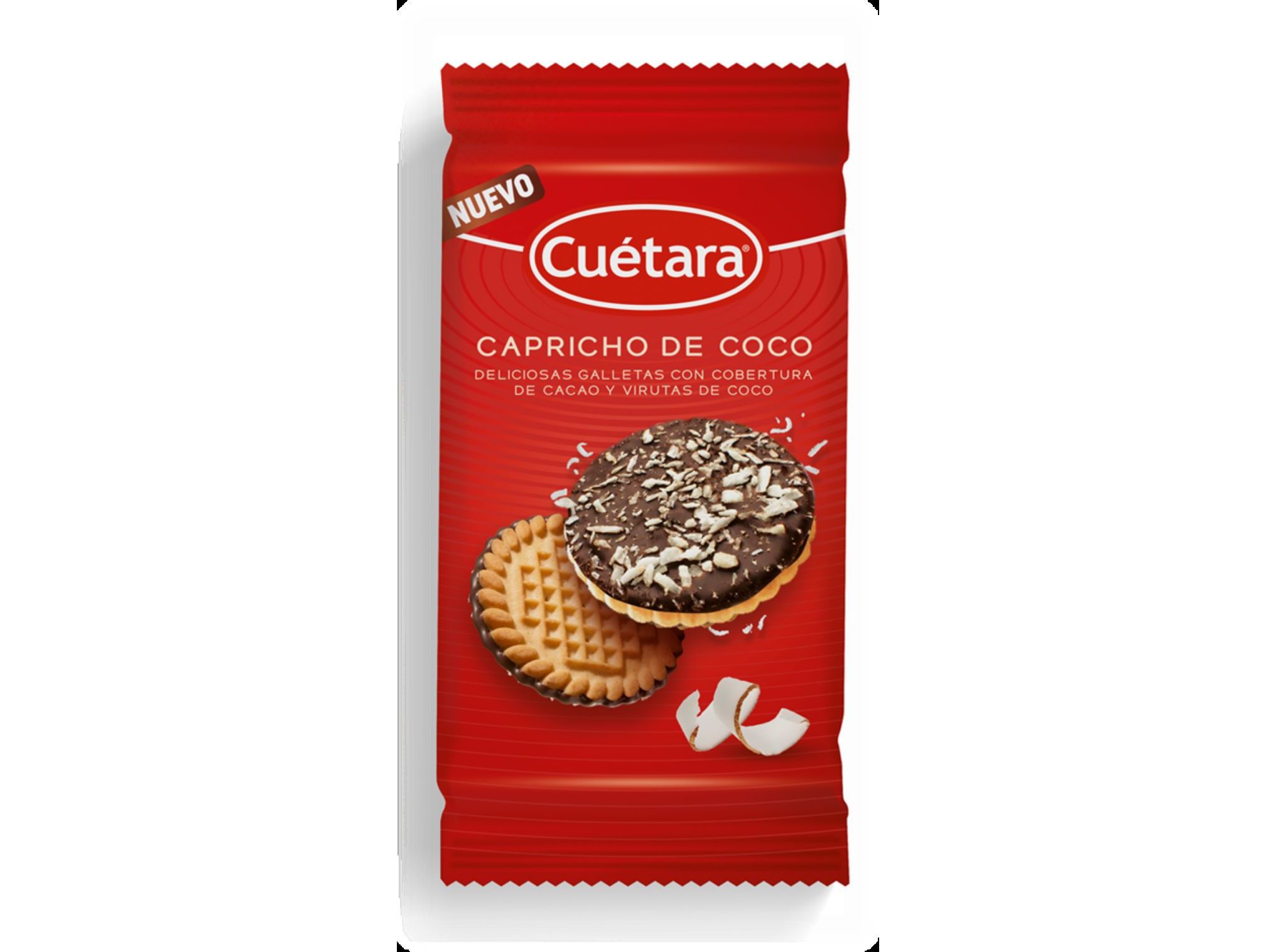 BOLACHAS CU&Eacute;TARA CAPRICHO DE C&Ocirc;CO 160 G image number 0