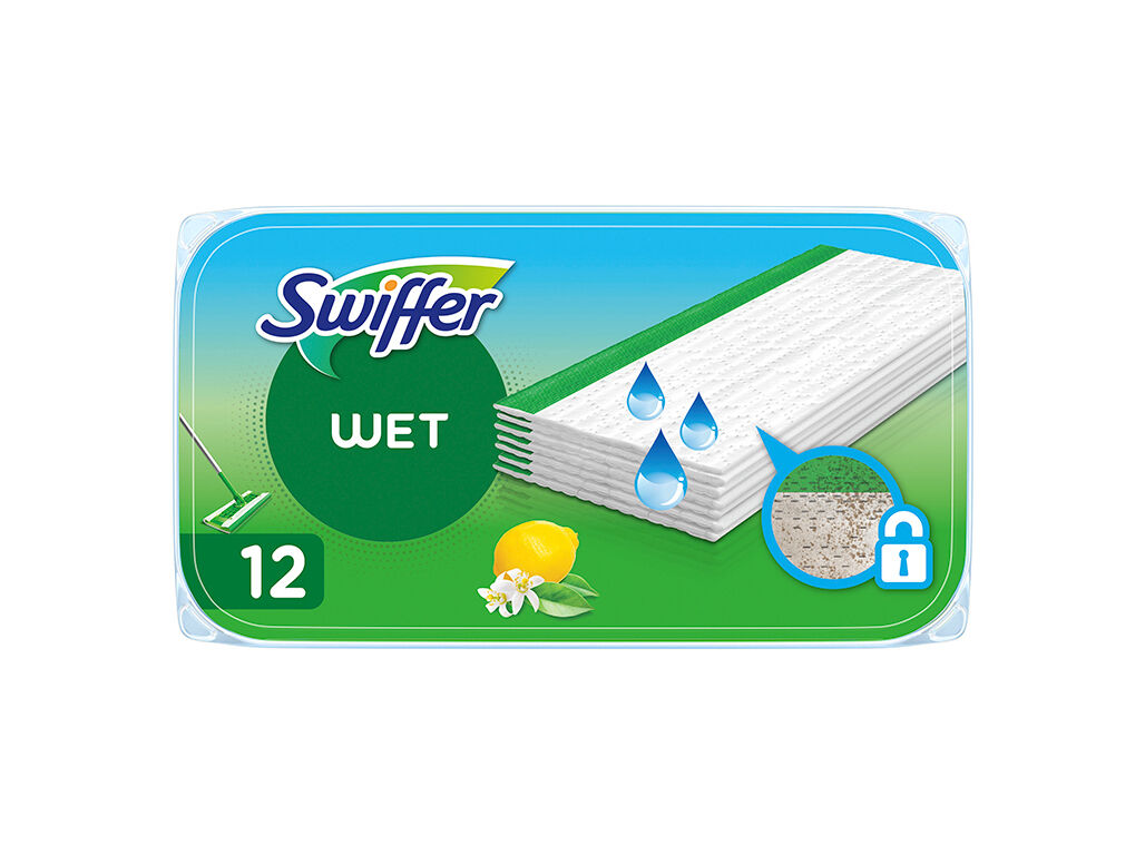 SWIFFER Lingettes Pour Balai Spéciales Bois Et Parquet 18 Lingettes Pas