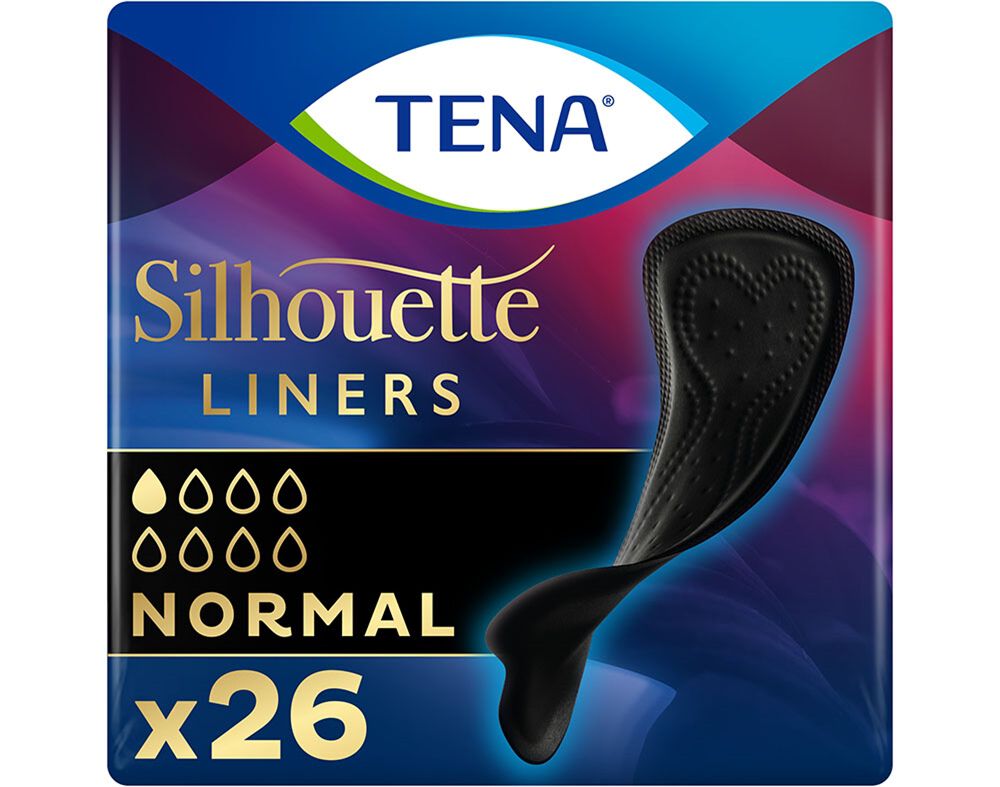 PENSOS INCONTIN&Ecirc;NCIA TENA SILHOUETTE PRETO NORMAL 26 UN