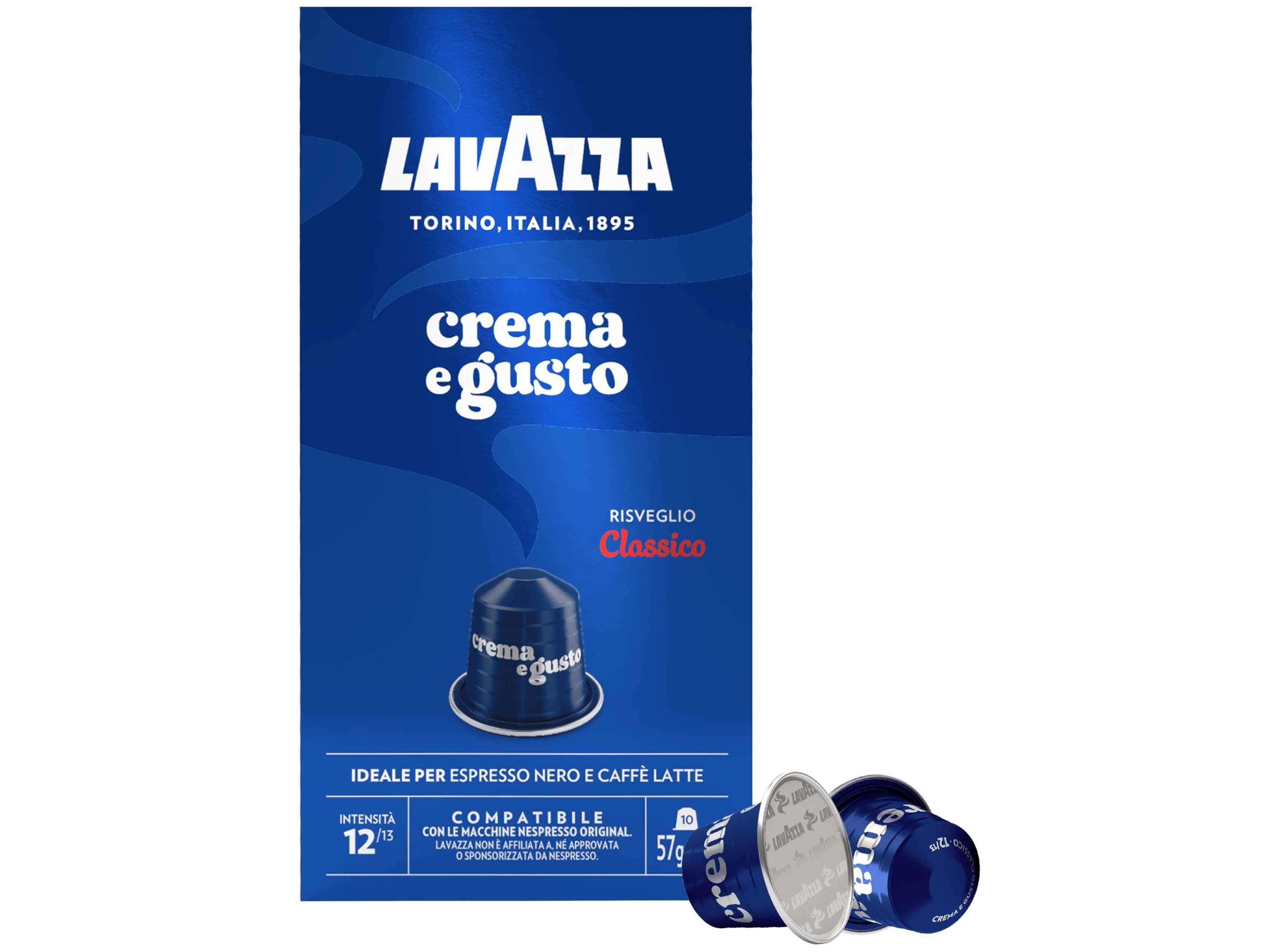 C&Aacute;PSULAS DE CAF&Eacute; LAVAZZA CREMA&GUSTO CLASSICO COMPAT&Iacute;VEIS NSP 10UN image number 1
