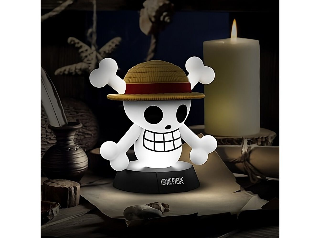 CANDEEIRO ICON ONE PIECE JOLLY ROGER image number 1